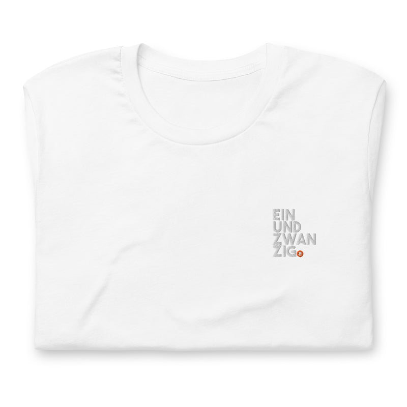 Einundzwanzig Embroidered Women’s Basic Organic | Bitcoin T-Shirt