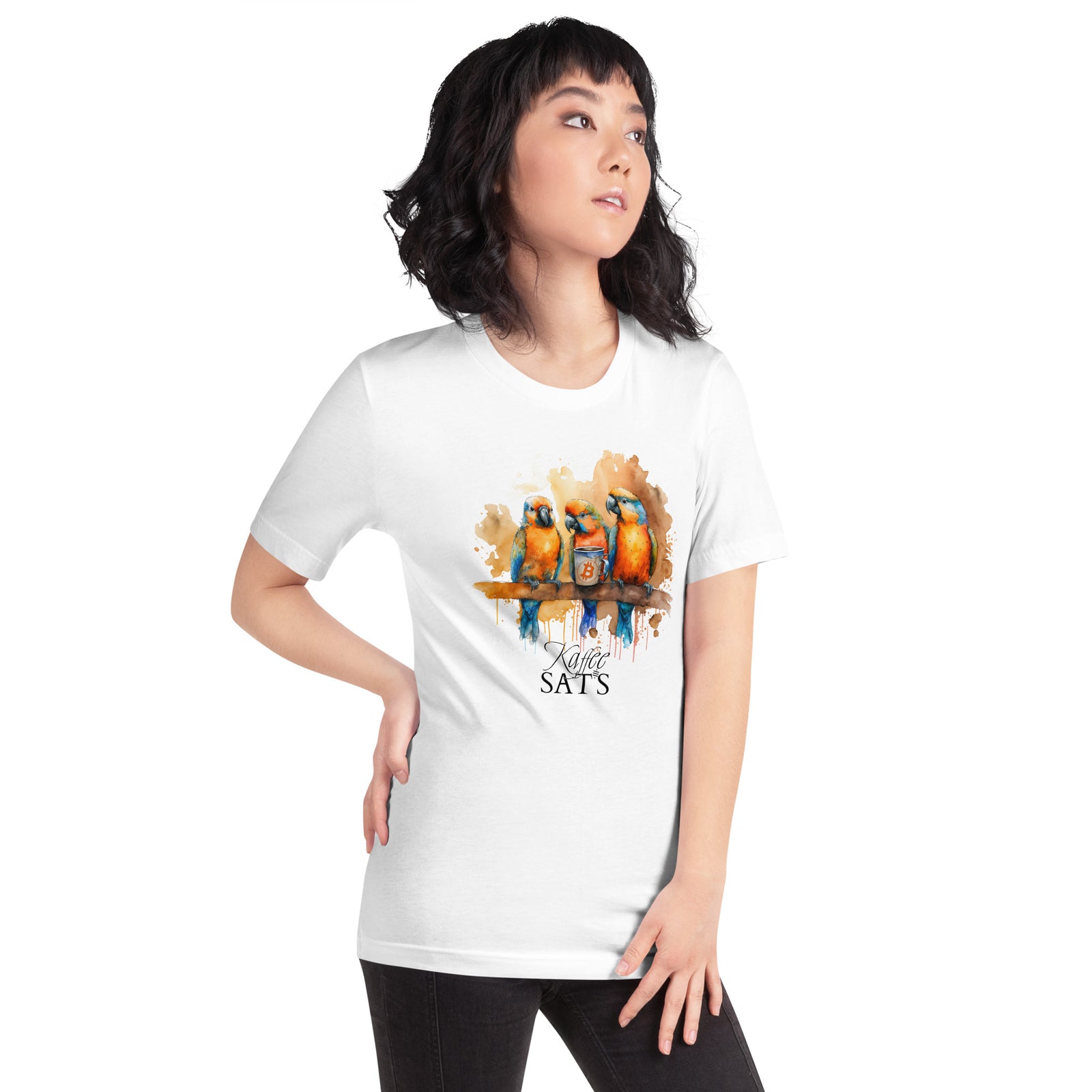 KaffeeSATS Women’s Basic Organic | Bitcoin T-Shirt