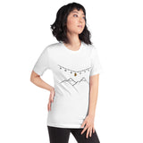 Bitcoin Christmas Mountains Women’s Basic Organic T-Shirt