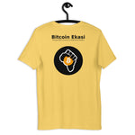 Bitcoin Ekasi Back & Front Women’s Basic Organic T-Shirt