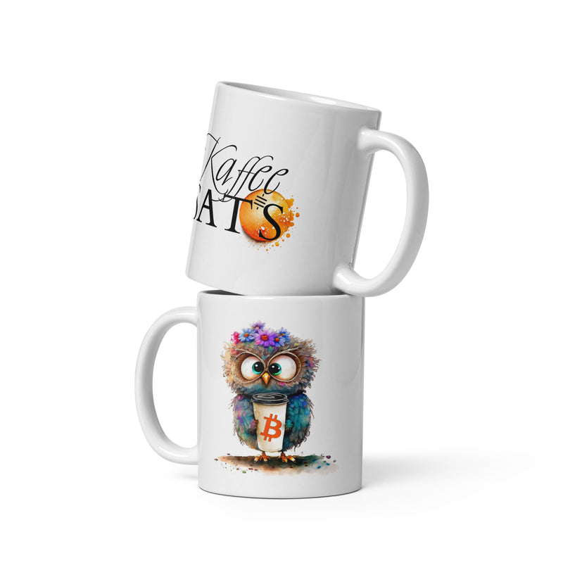 KaffeeSATS White Glossy | Bitcoin Mug