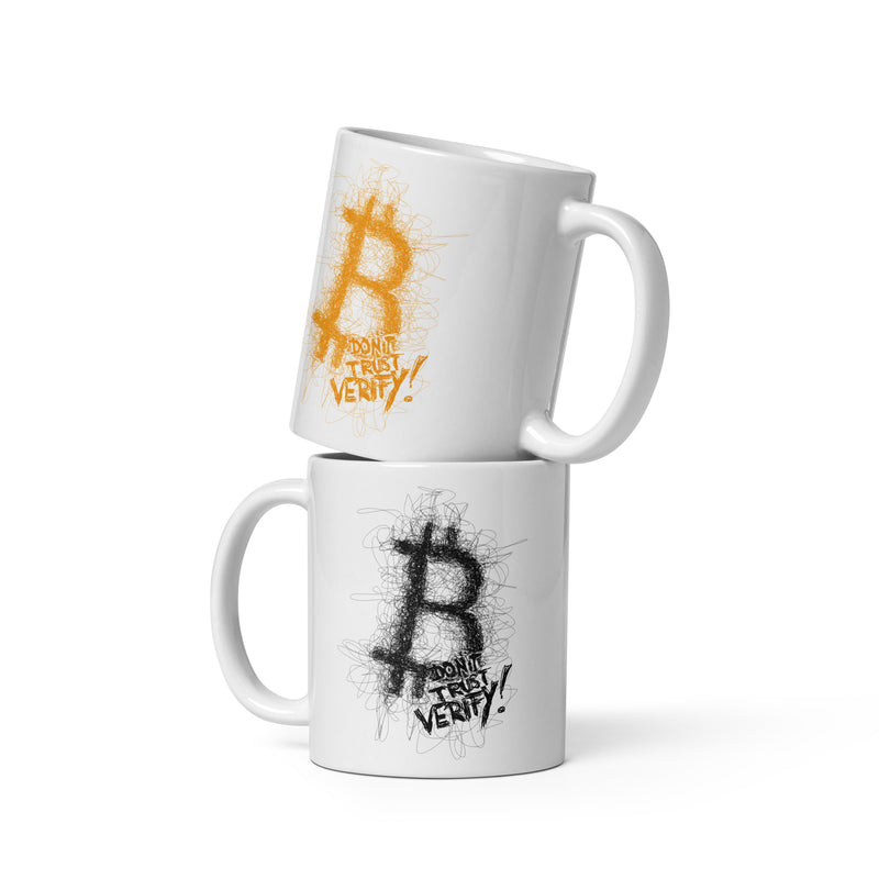 KaffeeSATS White Glossy | Bitcoin Mug
