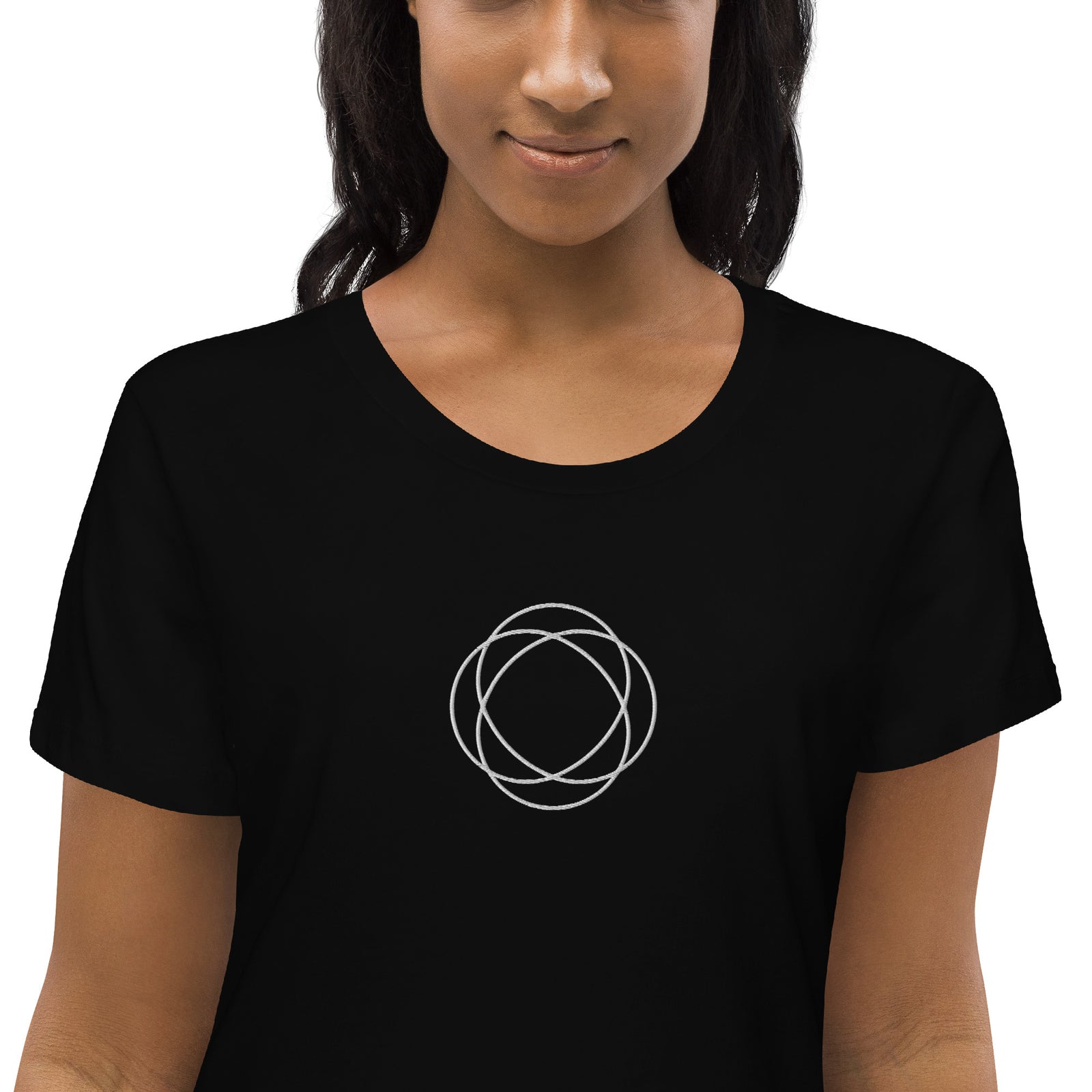 Jam Embroidered Women's Organic Cotton | Bitcoin T-Shirt