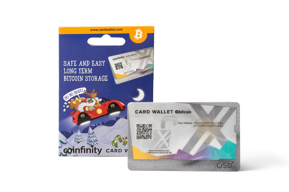 Bitcoin Card Wallet from Coinfinity