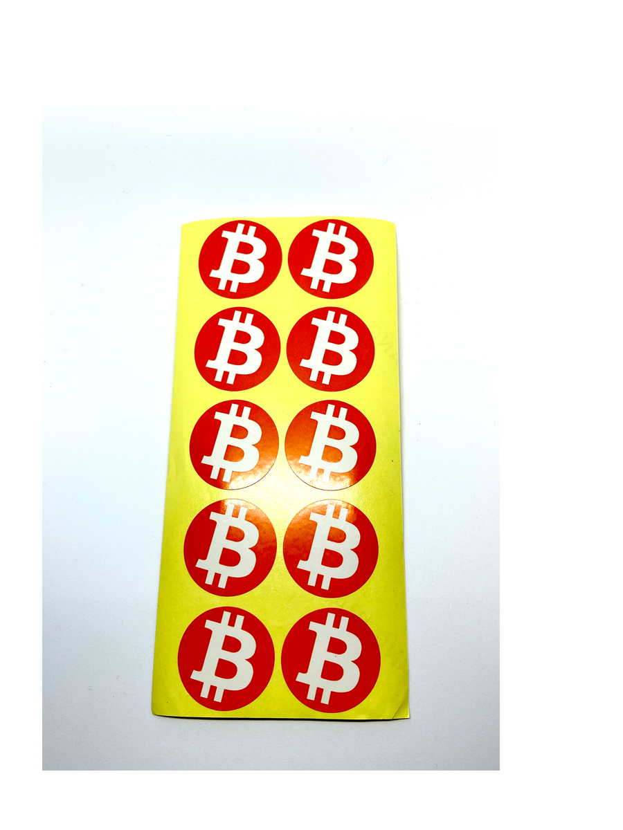 Bitcoin Sticker – SatoshiStore.io