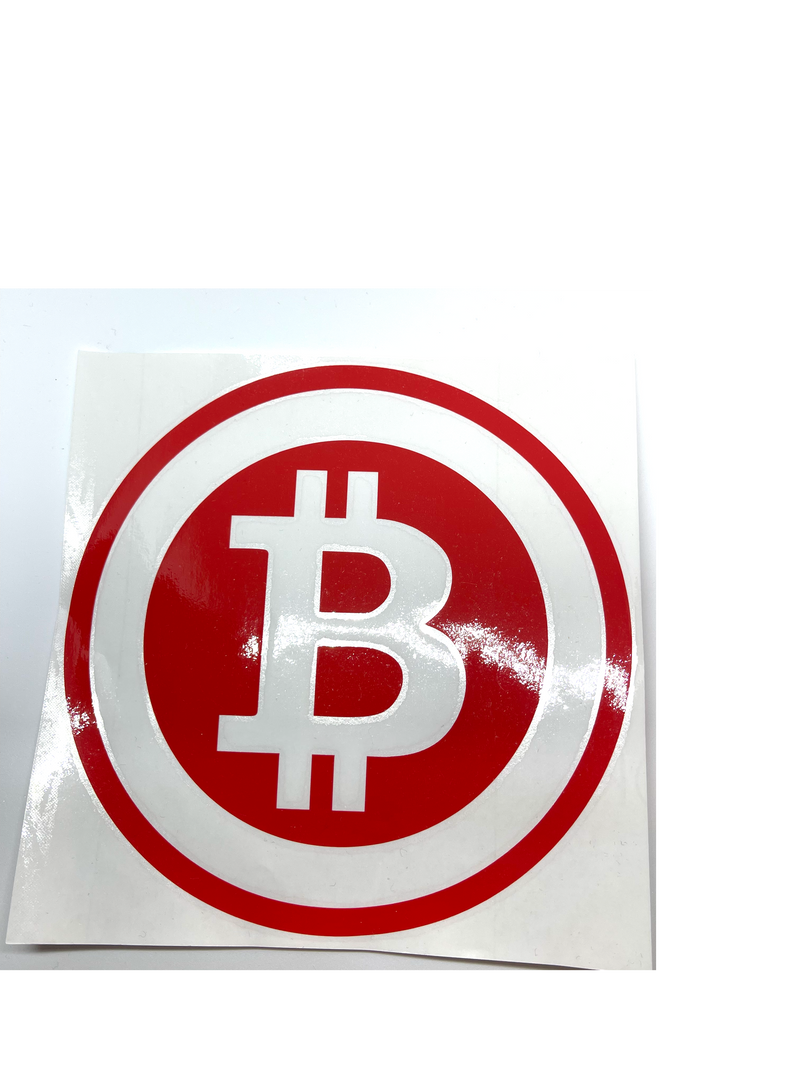 Bitcoin Car Sticker