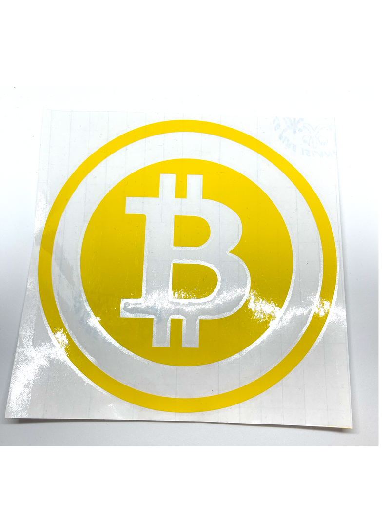 Bitcoin Car Sticker