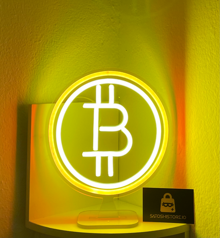 Bitcoin-LED-Neonlampe