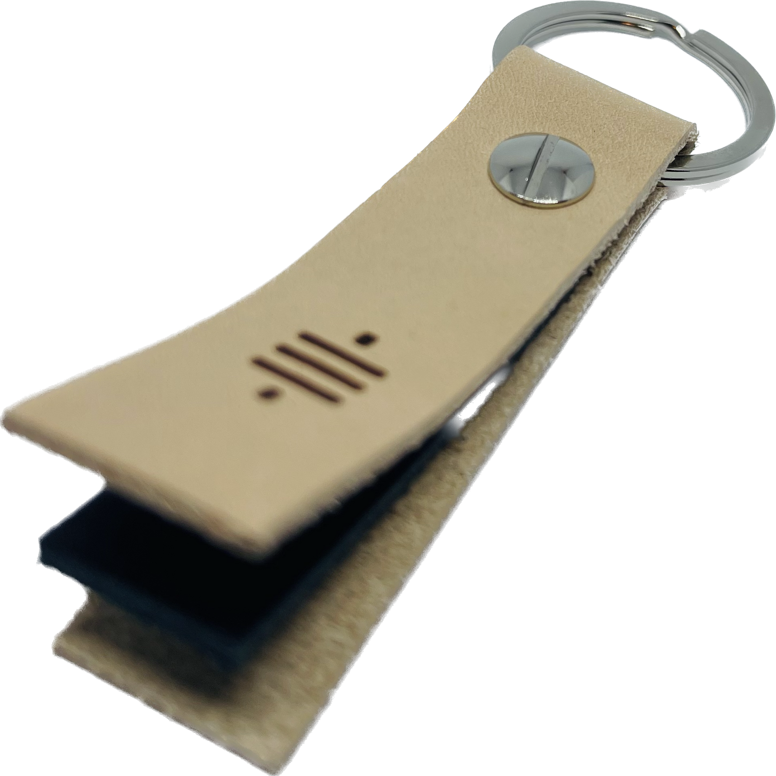 Satsymbol Handmade Leather Keychain