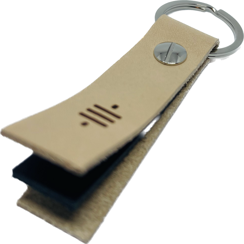 Satsymbol Handmade Leather Keychain