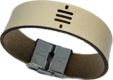 Satsymbol Handmade Leather/Biothane® Wristband