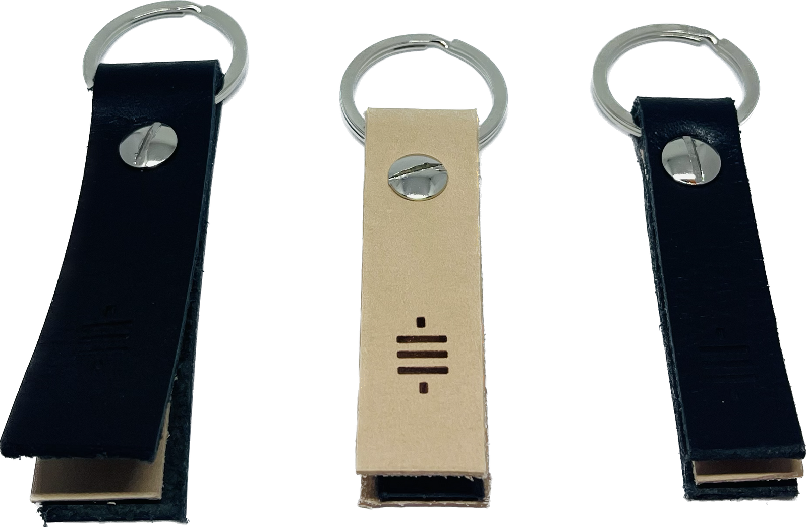 Satsymbol Handmade Leather Keychain