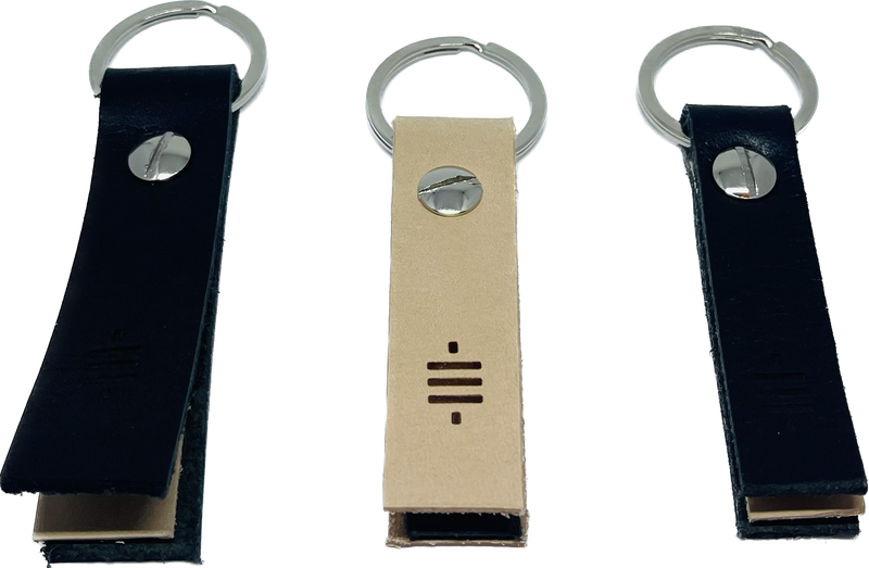 Satsymbol Handmade Leather Keychain