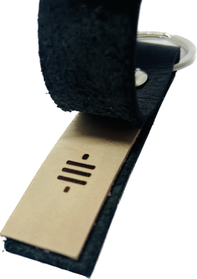 Satsymbol Handmade Leather Keychain