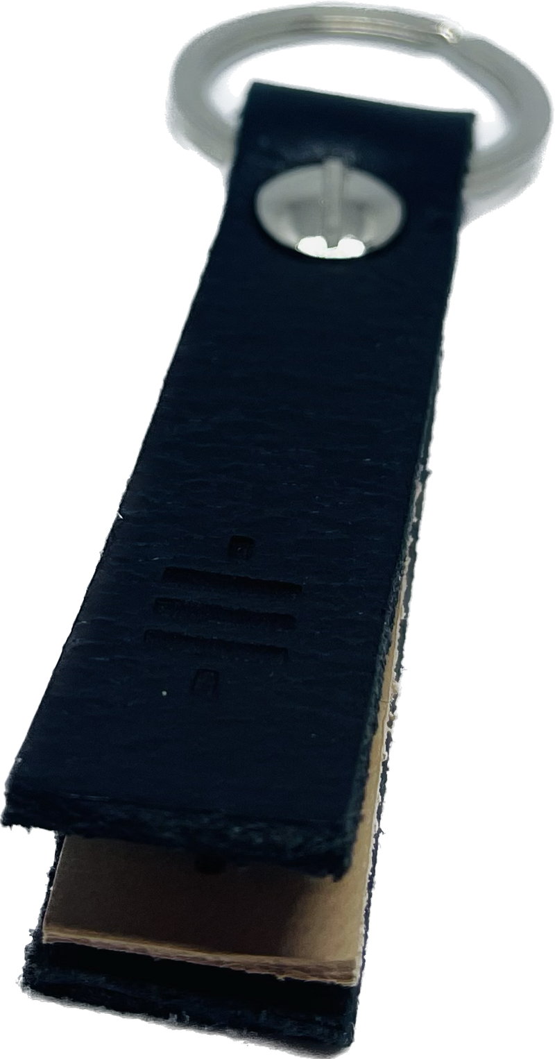 Satsymbol Handmade Leather Keychain