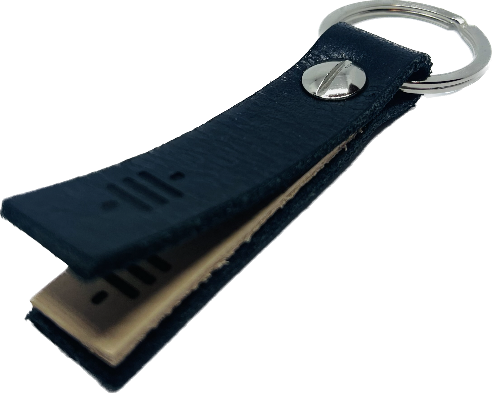 Satsymbol Handmade Leather Keychain