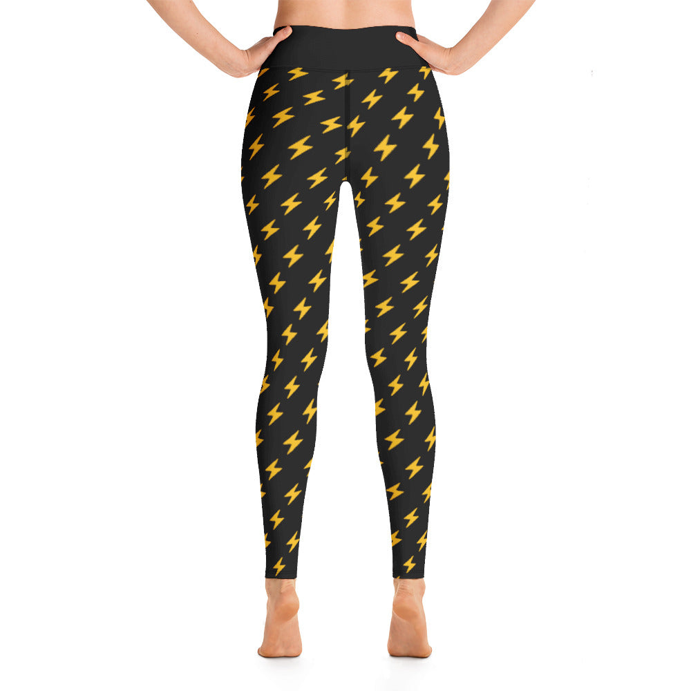 Bitcoin Lightning Yoga Leggings