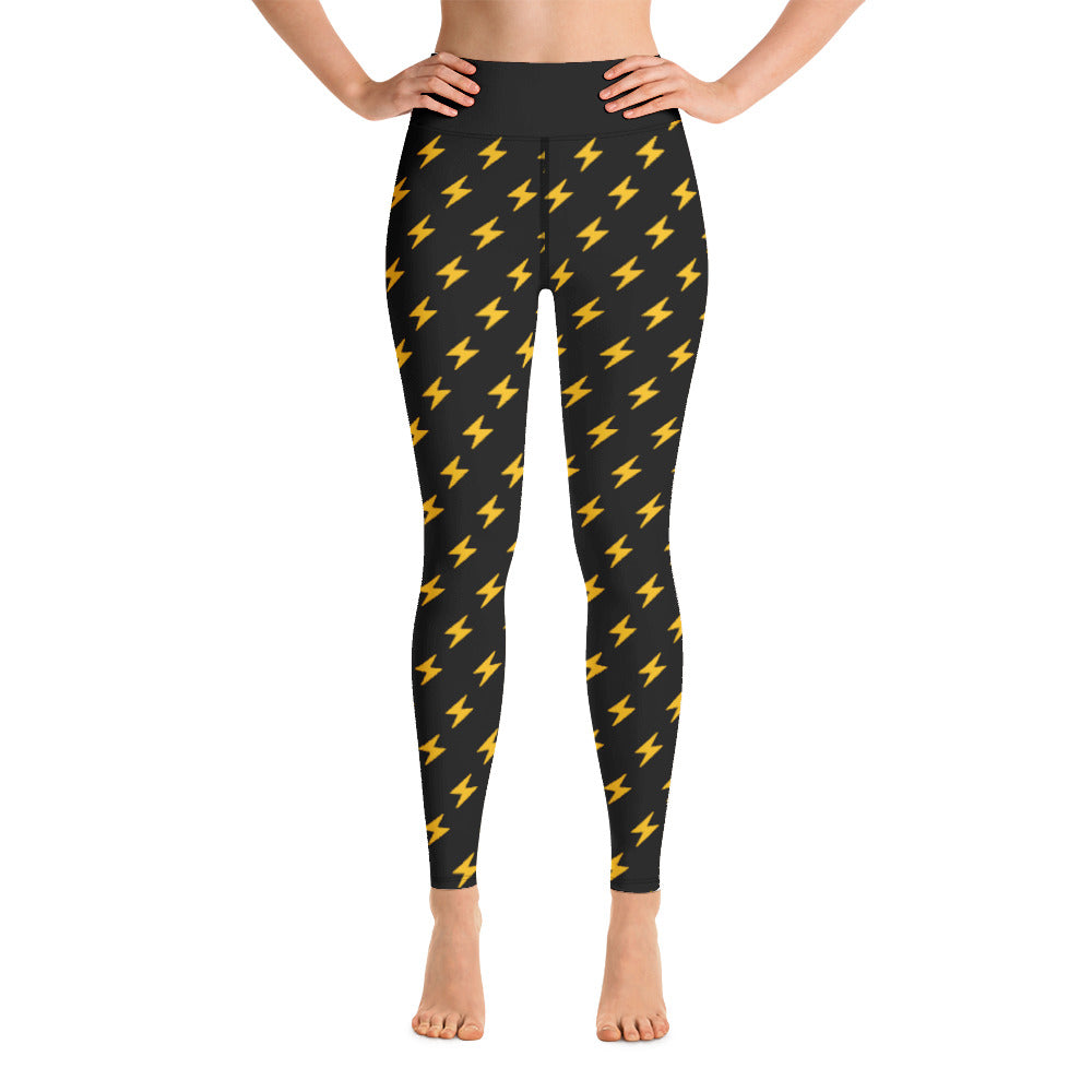 Bitcoin Lightning Yoga Leggings