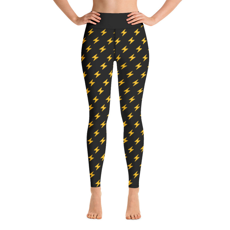 Bitcoin Lightning Yoga Leggings