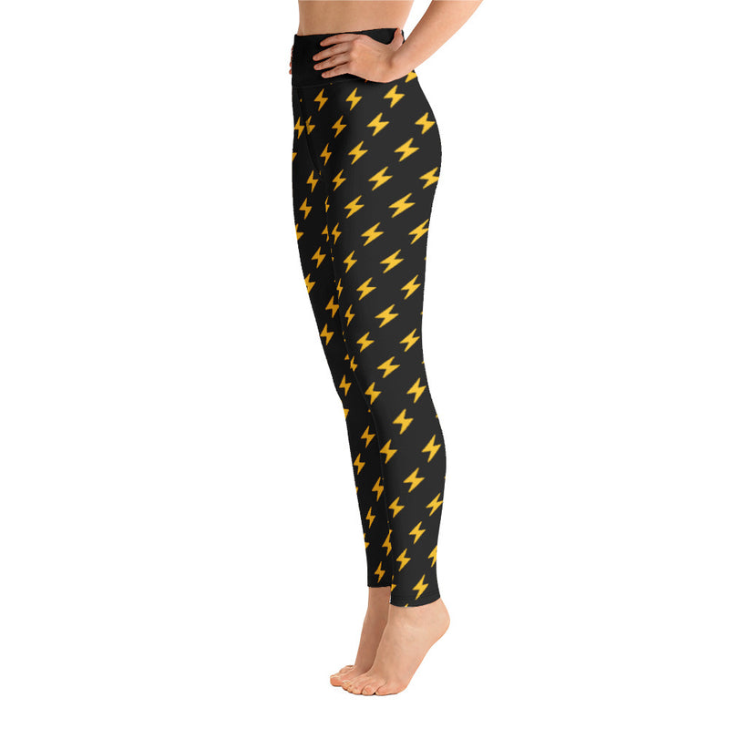 Bitcoin Lightning Yoga Leggings
