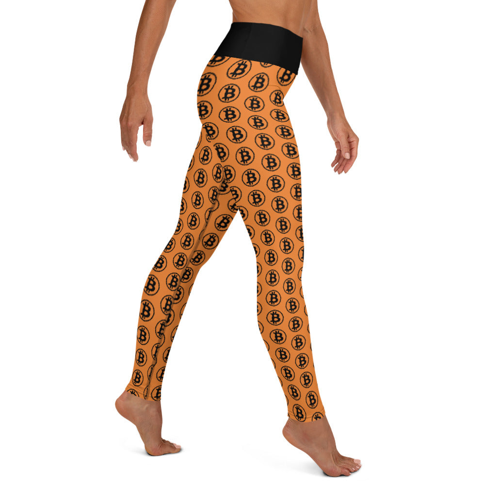 Bitcoin Miami Yoga Leggings