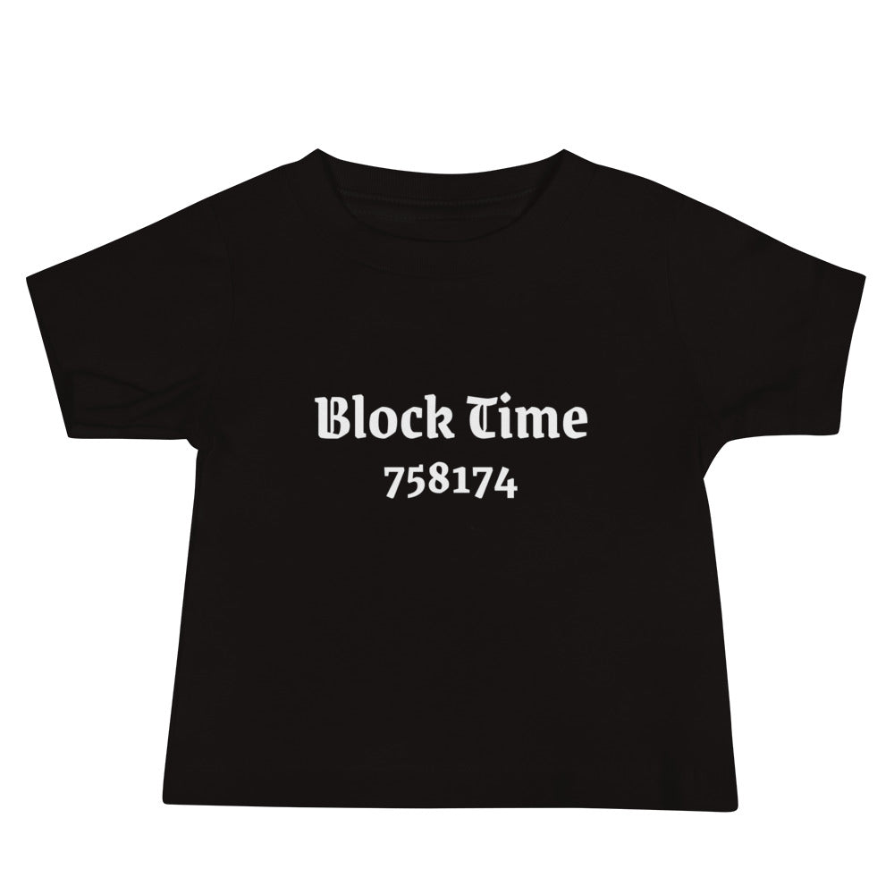 Block Time Personalized Baby Jersey Short Sleeve Tee
