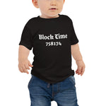 Block Time Personalized Baby Jersey Short Sleeve Tee