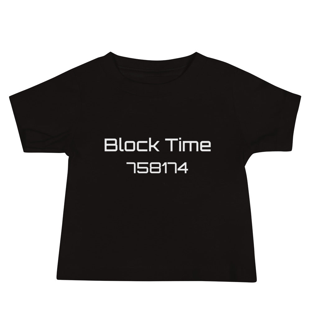 Block Time Personalized Baby Jersey Short Sleeve Tee
