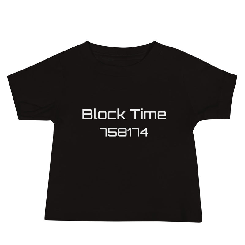 Block Time Personalized Baby Jersey Short Sleeve Tee