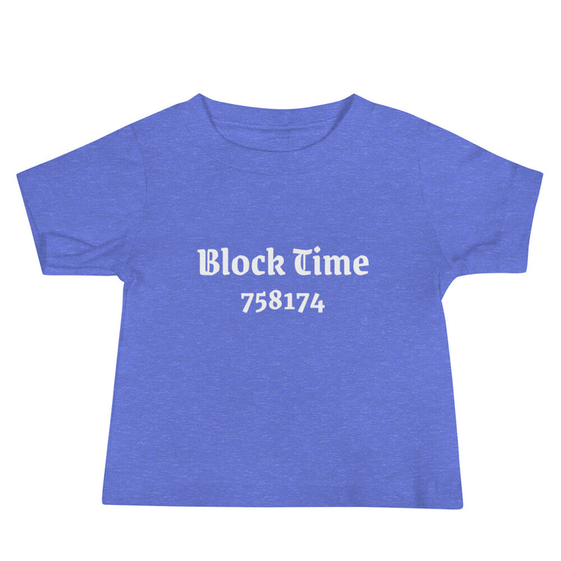 Block Time Personalized Baby Jersey Short Sleeve Tee
