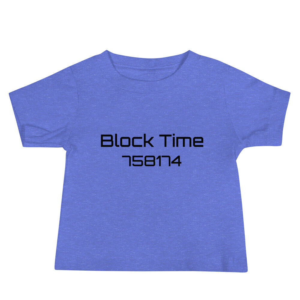 Block Time Personalized Baby Jersey Short Sleeve Tee