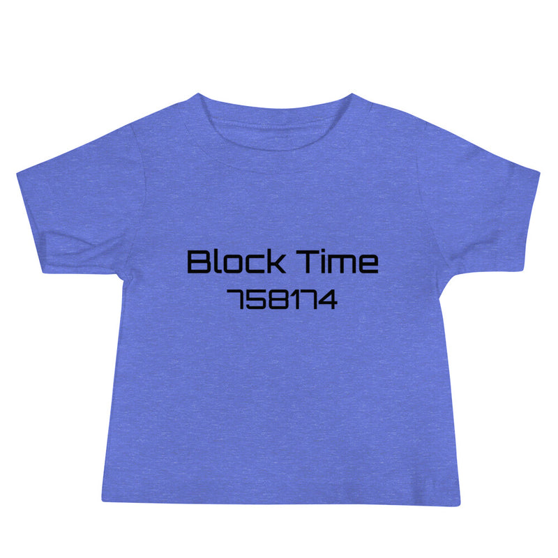 Block Time Personalized Baby Jersey Short Sleeve Tee