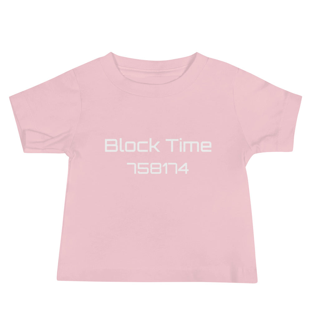 Block Time Personalized Baby Jersey Short Sleeve Tee