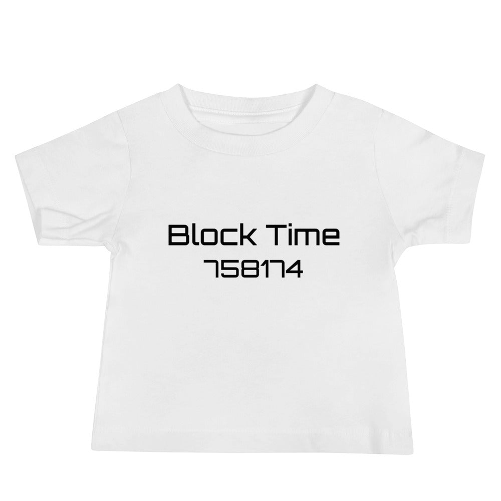 Block Time Personalized Baby Jersey Short Sleeve Tee