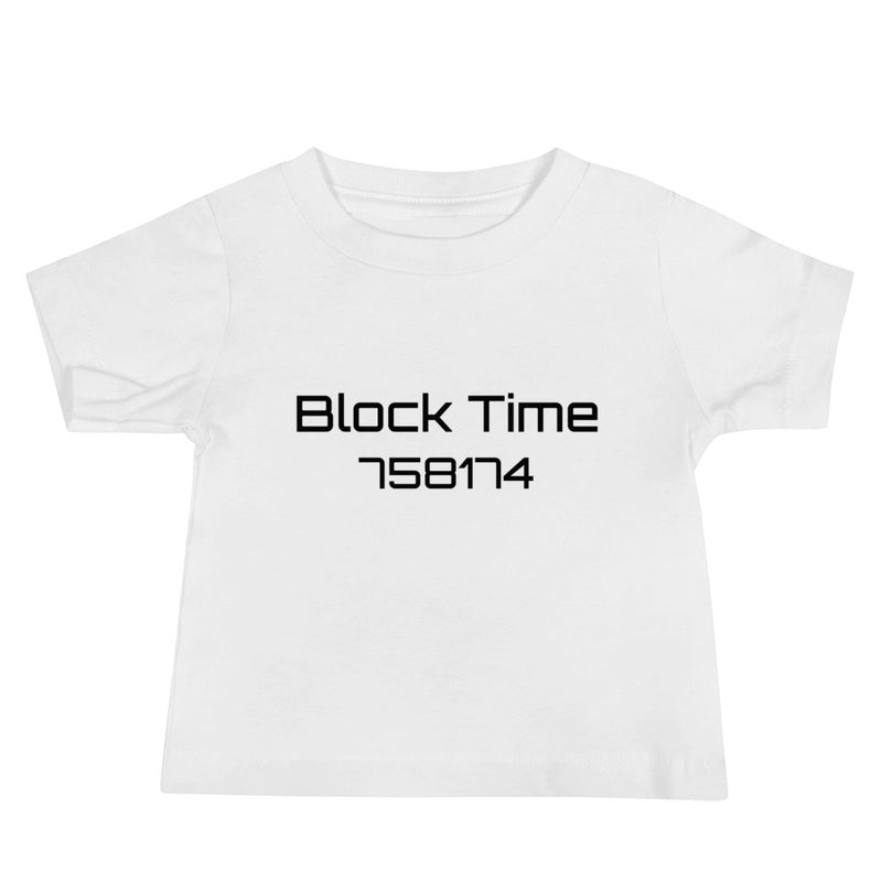 Block Time Personalized Baby Jersey Short Sleeve Tee