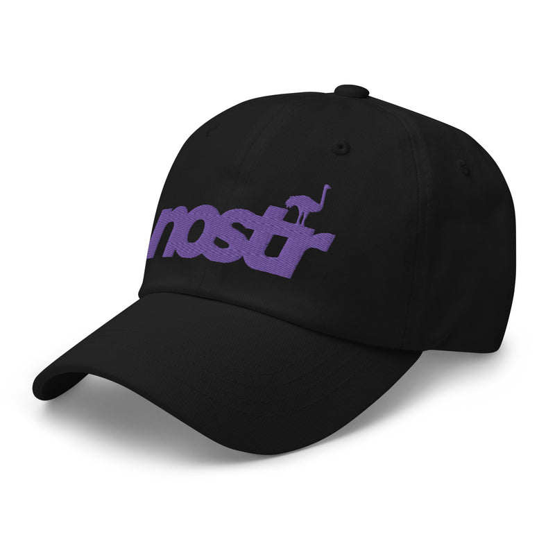 Nostr Unstructured Dad Hat with Curved Brim