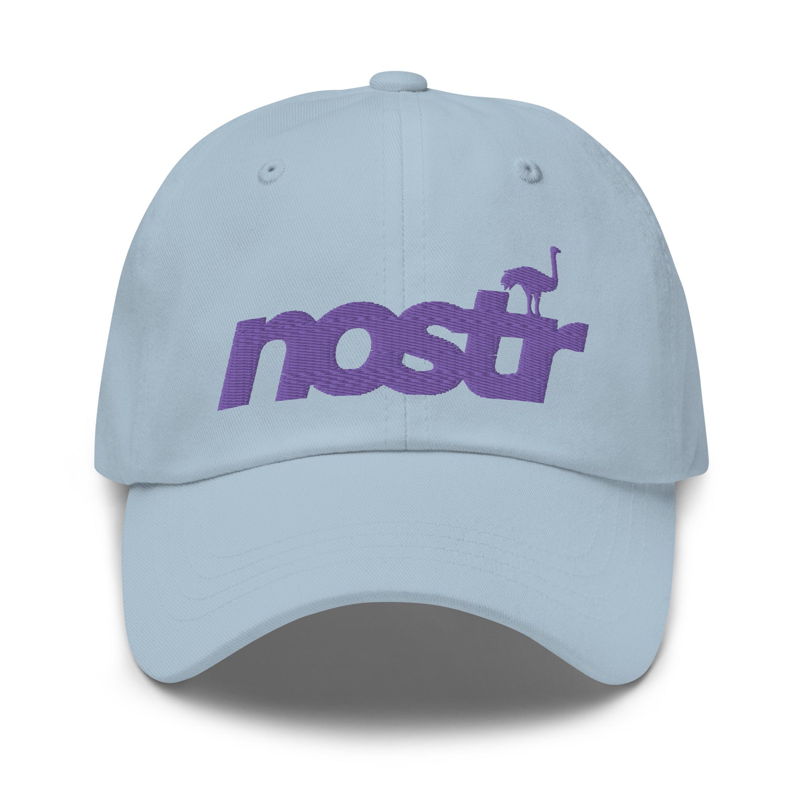 Nostr Unstructured Dad Hat with Curved Brim