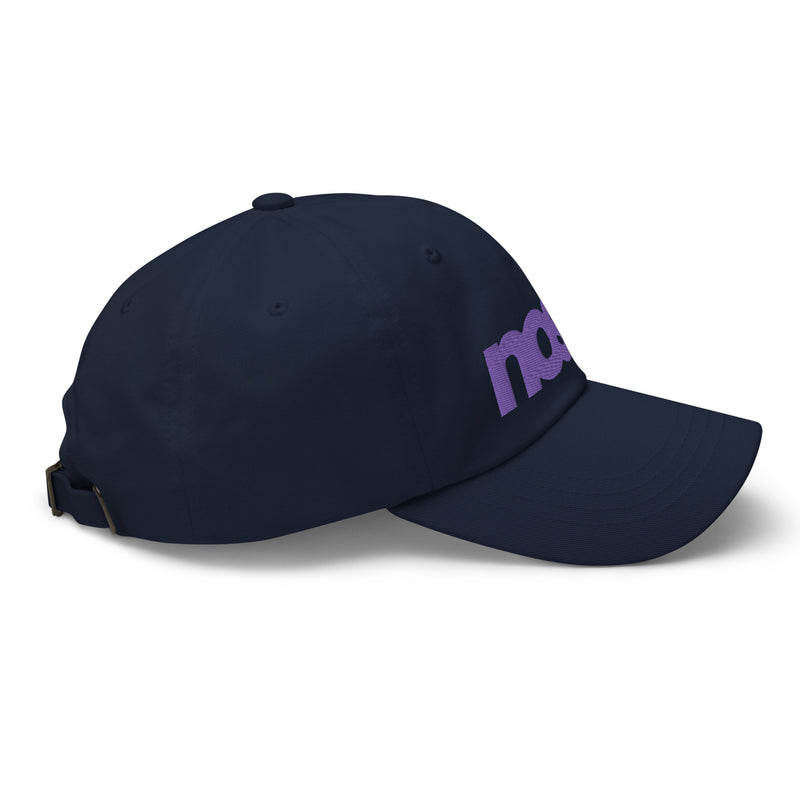 Nostr Unstructured Dad Hat with Curved Brim