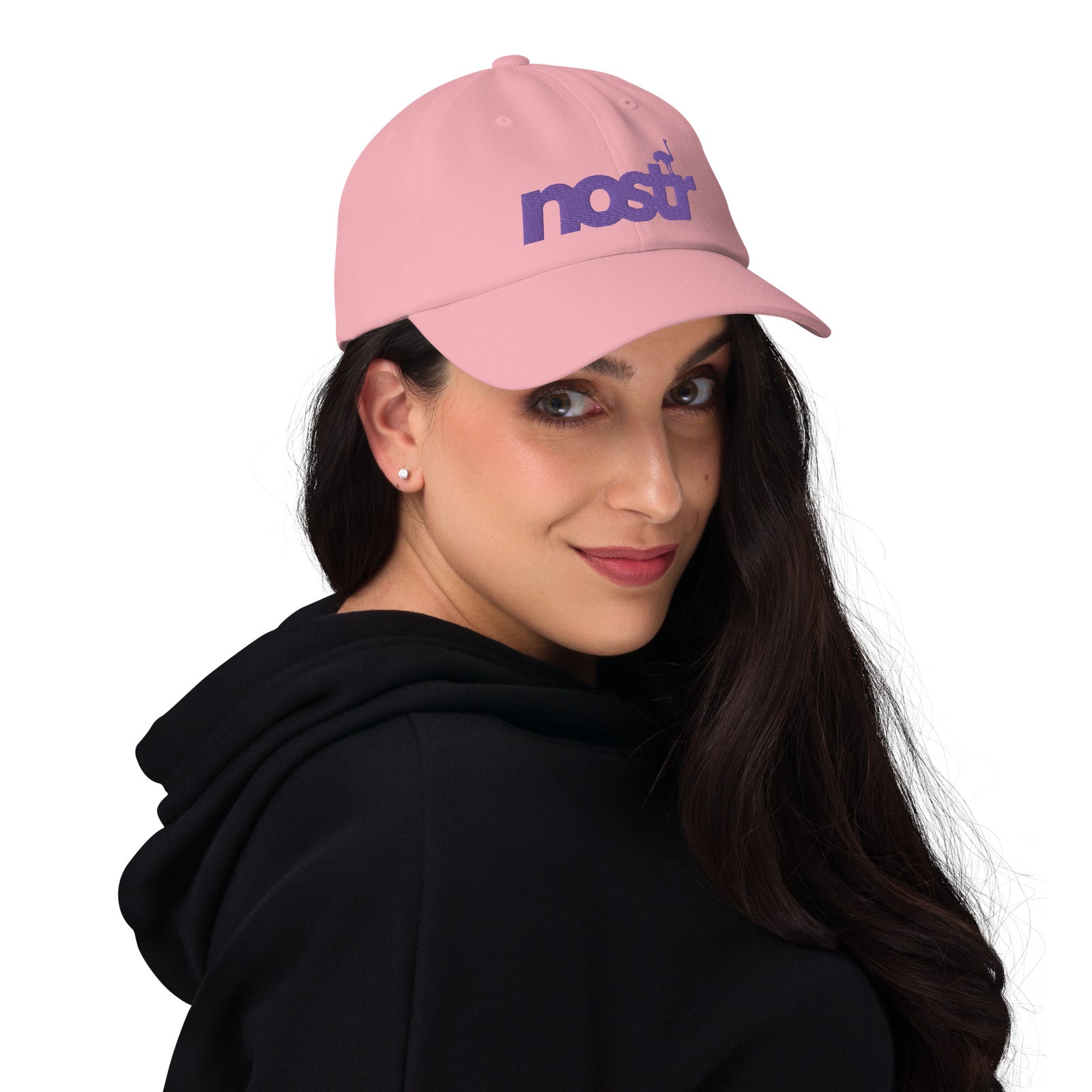 Nostr Unstructured Dad Hat with Curved Brim