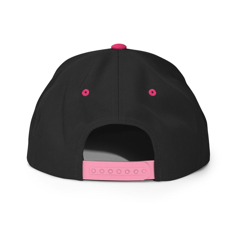 Open Source Everything Structured Snapback Cap with Flat Brim
