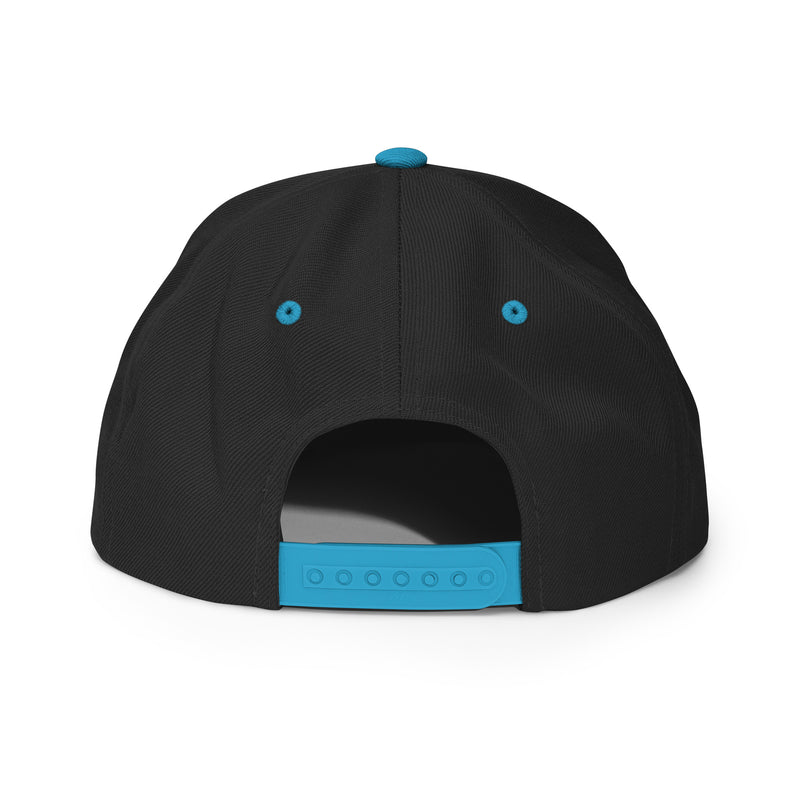 Open Source Everything Structured Snapback Cap with Flat Brim