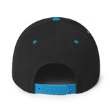 Infinity Divided by 21 Mio Knut Svanholm Structured Snapback Cap with Flat Brim