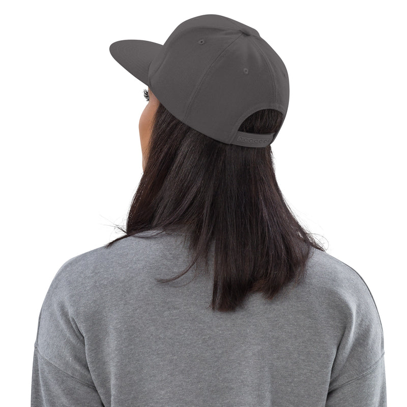 Open Source Everything Structured Snapback Cap with Flat Brim