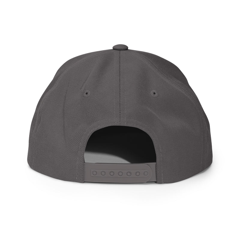 Open Source Everything Structured Snapback Cap with Flat Brim