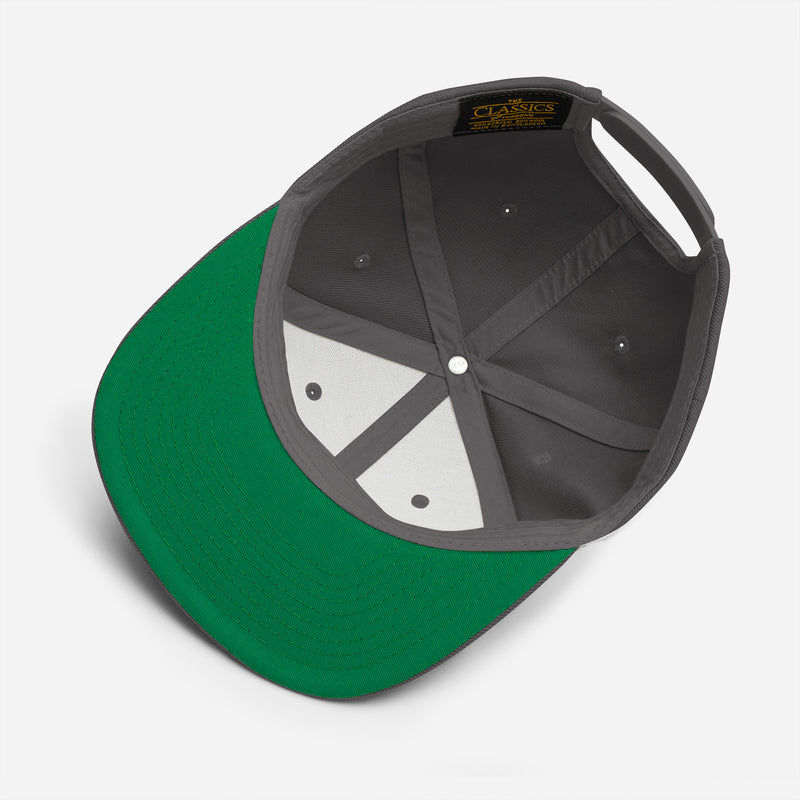 Open Source Everything Structured Snapback Cap with Flat Brim