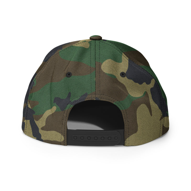 Open Source Everything Structured Snapback Cap with Flat Brim