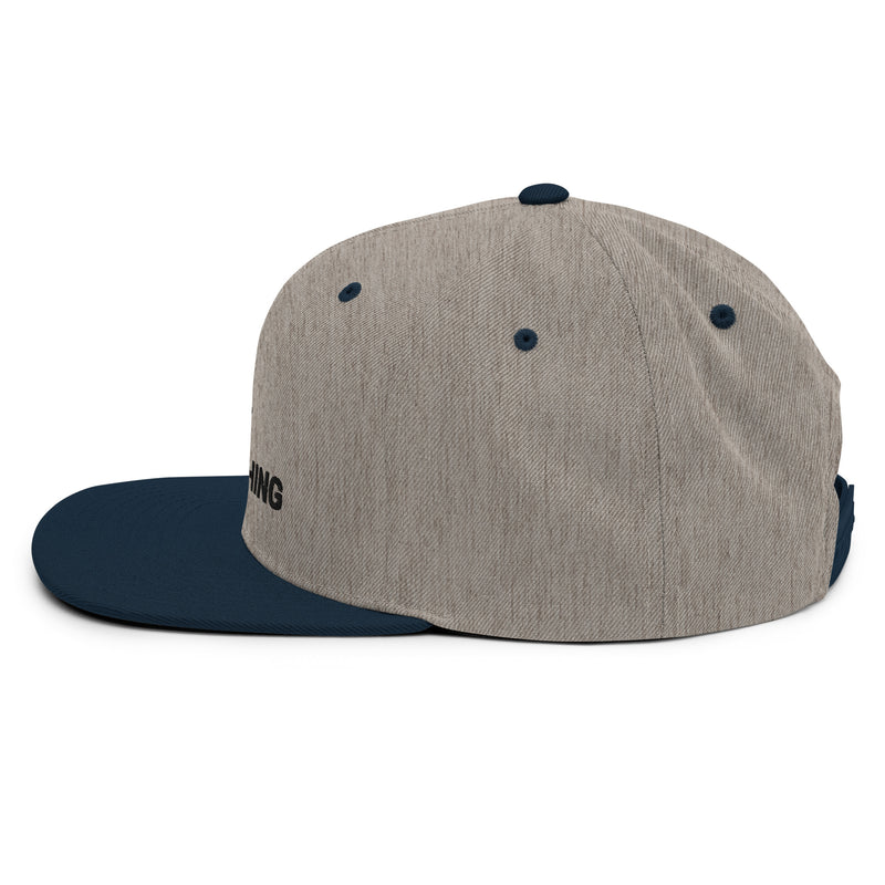 Open Source Everything Structured Snapback Cap with Flat Brim