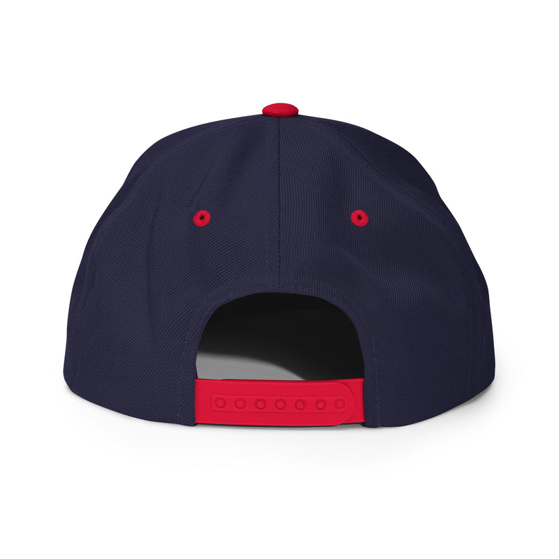 Open Source Everything Structured Snapback Cap with Flat Brim
