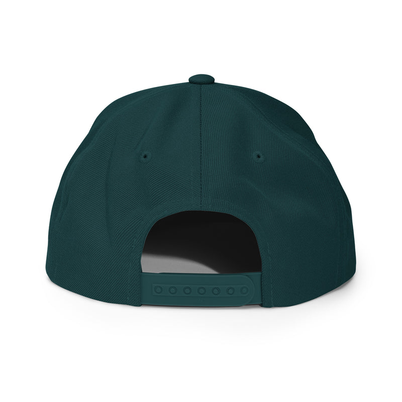 Open Source Everything Structured Snapback Cap with Flat Brim