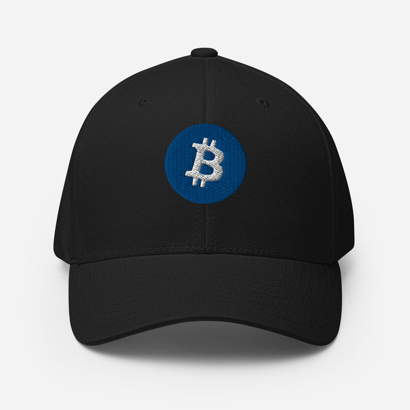 Was Bitcoin bringt. Structured Flexfit Full Baseball Cap with Curved Brim